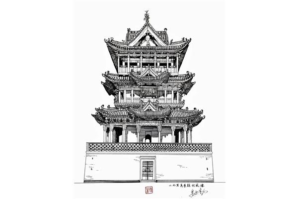 中国古建筑绘画
