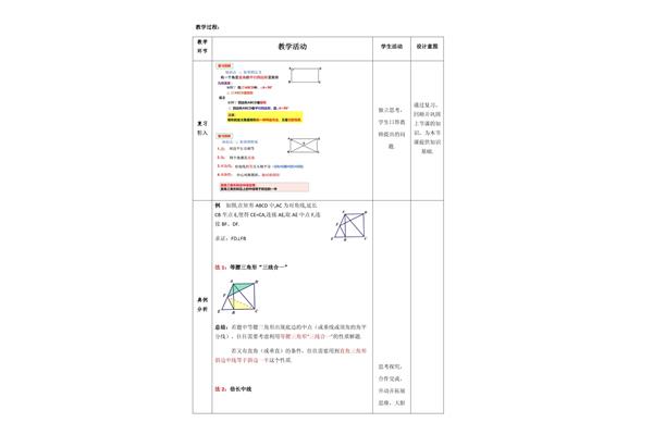 特殊的平行四边形