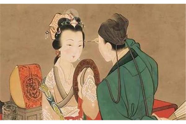 妆罢低声问夫婿