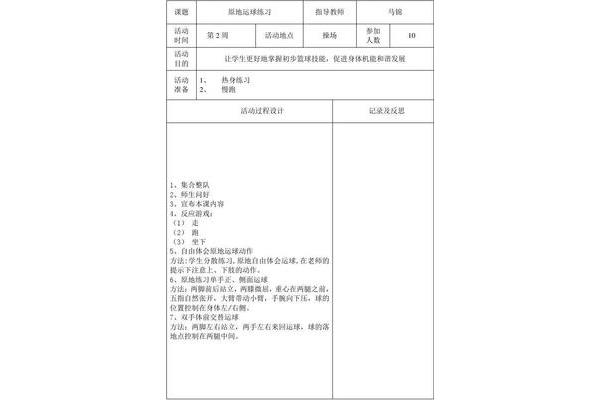 篮球社团活动记录