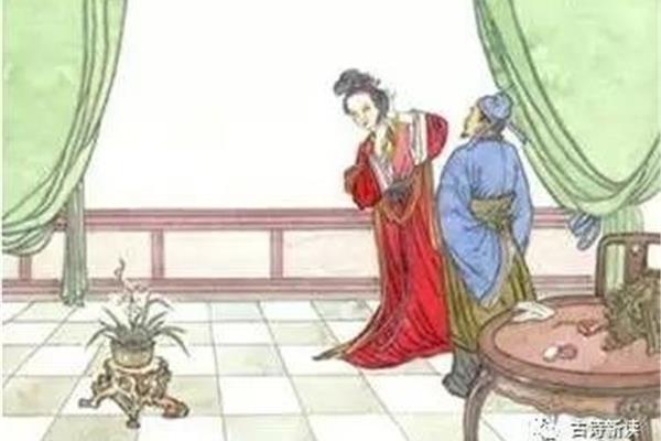 妆罢低声问夫婿