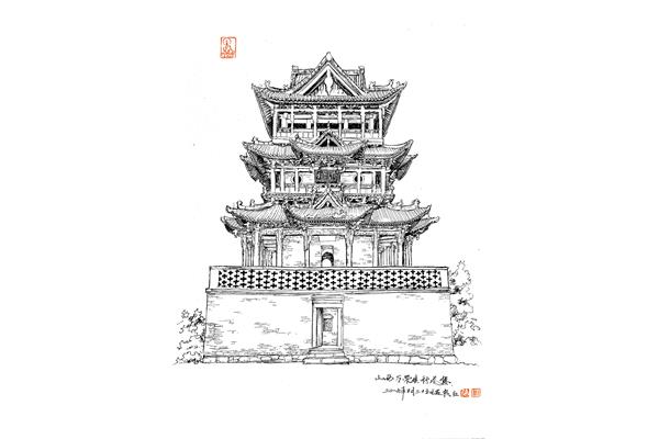 中国古建筑绘画