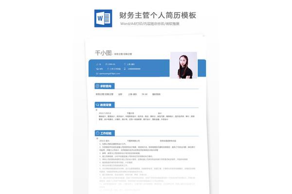 会计工作简历