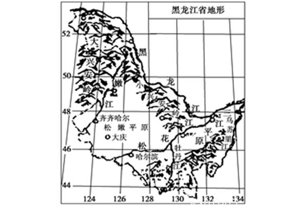 黑龙江地形