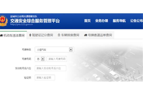 车辆违章查询平台