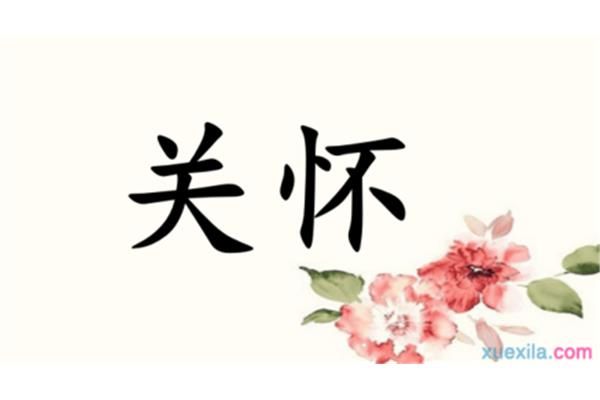 关怀备至的意思