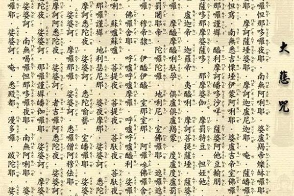 大悲咒解释