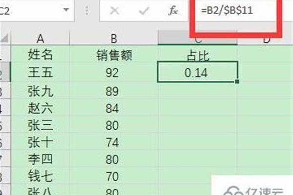 如何算百分比