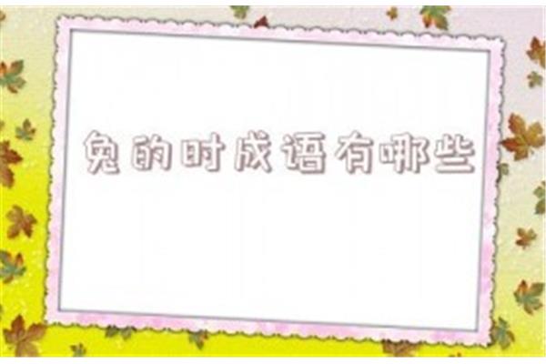 兔开头成语