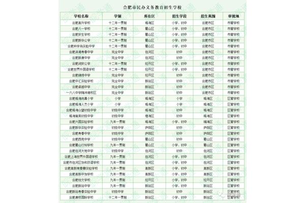 合肥学校排名