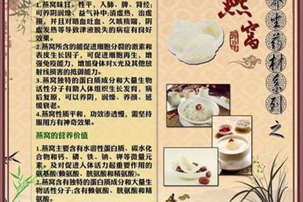 燕窝的作用