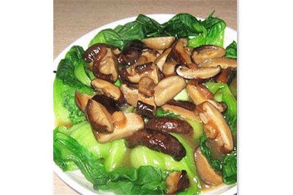 香菇小白菜