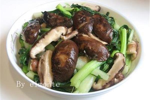 香菇小白菜