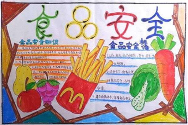 食品卫生手抄报