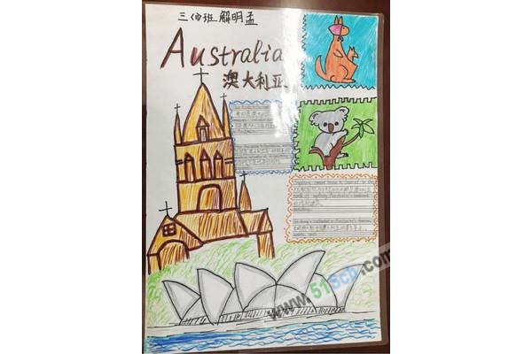 英语国家手抄报