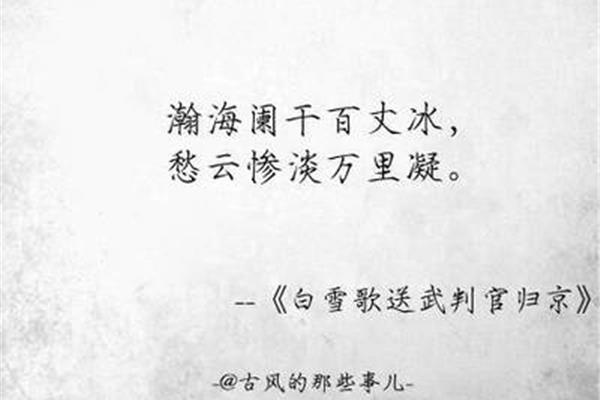 夸张的诗句