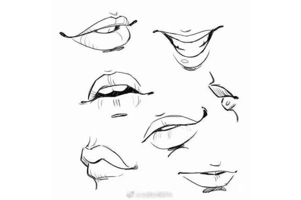 素描嘴巴的画法