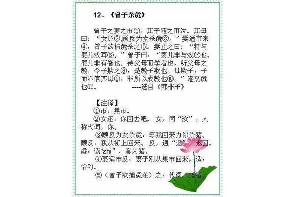 曾子之妻之市