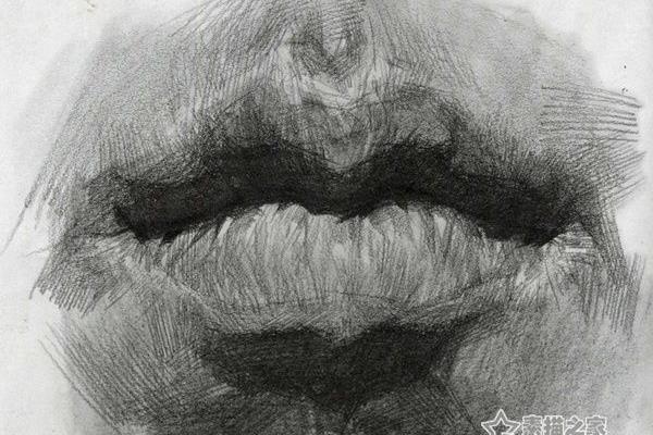 素描嘴巴的画法
