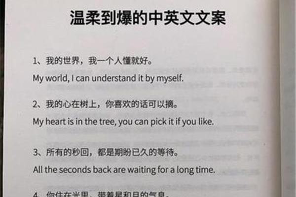 浪漫英文短句