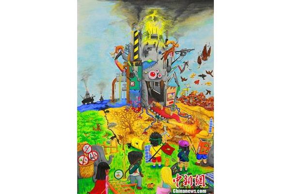 低碳环保绘画