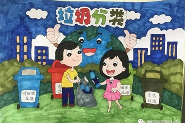 低碳环保绘画