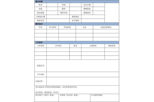 应聘岗位怎么填