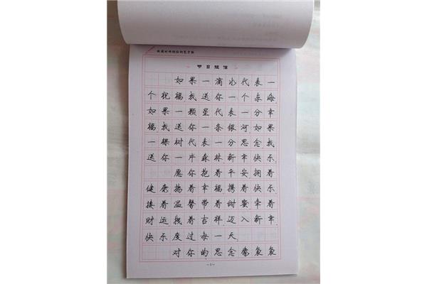 钢笔字帖练字