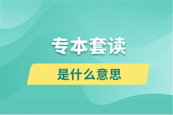 专本套读怎么报考