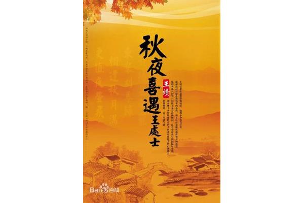 秋夜喜遇王处士