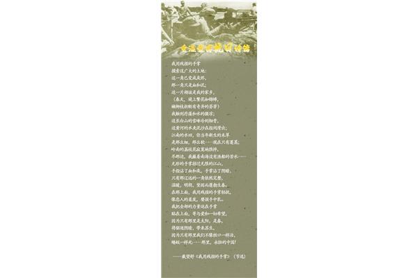现代爱国诗歌