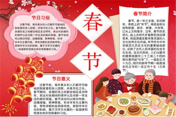 春节的传统习俗