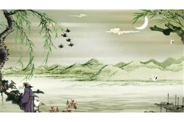 野旷天低树下一句