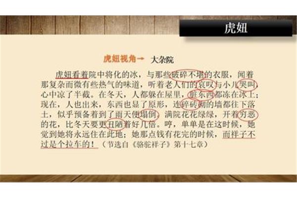 虎妞人物形象分析