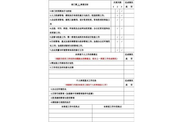 个人工作计划模板
