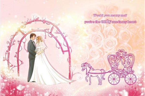 婚礼祝福的话