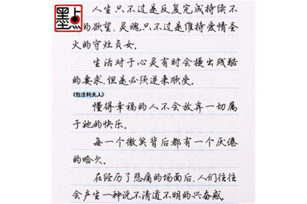 钢笔字帖练字