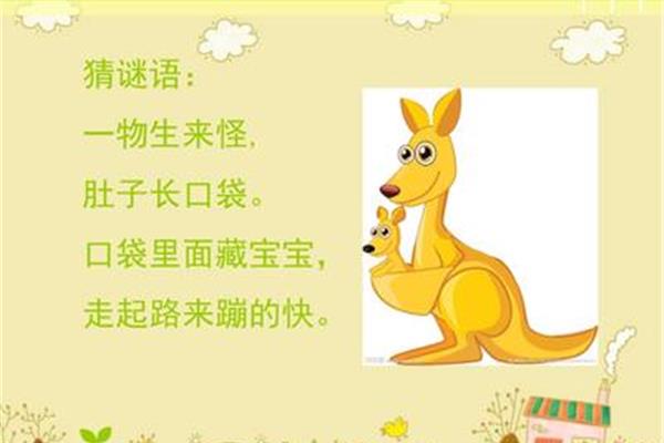 猜动物谜语儿童