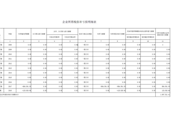 弥补以前年度亏损