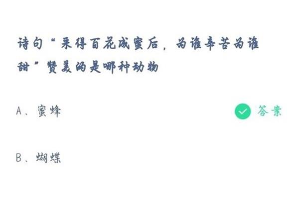 动物的诗句