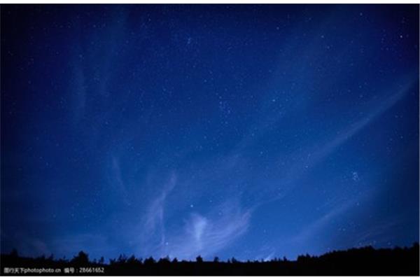 夜晚的天空