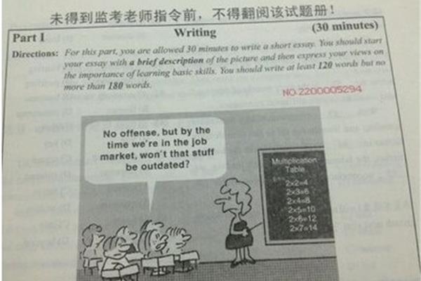 四级作文真题范文