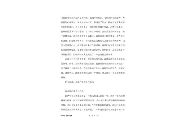销售工作总结