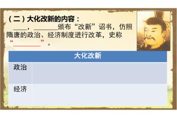 大化改新的内容