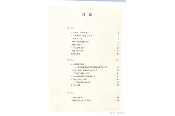 高中语文目录