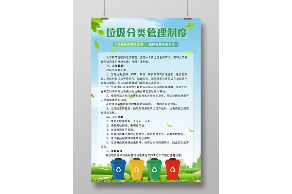 垃圾分类管理制度