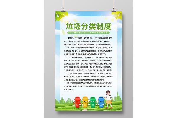 垃圾分类管理制度