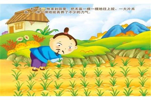 拔苗助长成语故事
