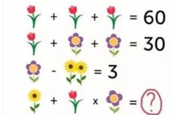 有趣的数学题