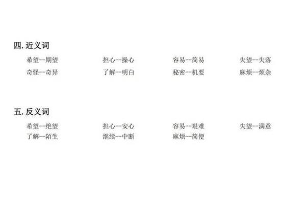 期望的近义词